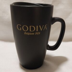 Godiva Brown Tall Travel Mug
